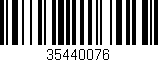 Código de barras (EAN, GTIN, SKU, ISBN): '35440076'