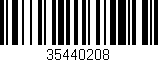 Código de barras (EAN, GTIN, SKU, ISBN): '35440208'