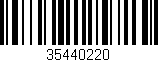 Código de barras (EAN, GTIN, SKU, ISBN): '35440220'
