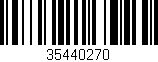 Código de barras (EAN, GTIN, SKU, ISBN): '35440270'