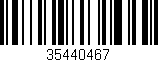 Código de barras (EAN, GTIN, SKU, ISBN): '35440467'