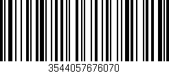 Código de barras (EAN, GTIN, SKU, ISBN): '3544057676070'