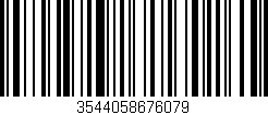 Código de barras (EAN, GTIN, SKU, ISBN): '3544058676079'