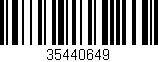 Código de barras (EAN, GTIN, SKU, ISBN): '35440649'