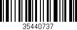 Código de barras (EAN, GTIN, SKU, ISBN): '35440737'