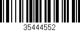 Código de barras (EAN, GTIN, SKU, ISBN): '35444552'