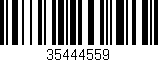 Código de barras (EAN, GTIN, SKU, ISBN): '35444559'