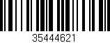 Código de barras (EAN, GTIN, SKU, ISBN): '35444621'