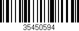 Código de barras (EAN, GTIN, SKU, ISBN): '35450594'