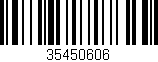 Código de barras (EAN, GTIN, SKU, ISBN): '35450606'