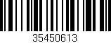 Código de barras (EAN, GTIN, SKU, ISBN): '35450613'