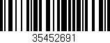 Código de barras (EAN, GTIN, SKU, ISBN): '35452691'
