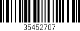 Código de barras (EAN, GTIN, SKU, ISBN): '35452707'
