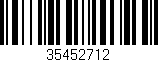 Código de barras (EAN, GTIN, SKU, ISBN): '35452712'