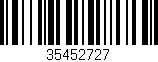 Código de barras (EAN, GTIN, SKU, ISBN): '35452727'