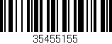 Código de barras (EAN, GTIN, SKU, ISBN): '35455155'