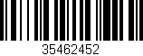 Código de barras (EAN, GTIN, SKU, ISBN): '35462452'