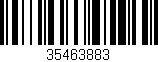 Código de barras (EAN, GTIN, SKU, ISBN): '35463883'