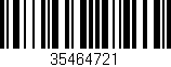 Código de barras (EAN, GTIN, SKU, ISBN): '35464721'