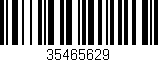 Código de barras (EAN, GTIN, SKU, ISBN): '35465629'