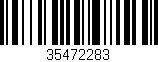 Código de barras (EAN, GTIN, SKU, ISBN): '35472283'