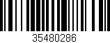 Código de barras (EAN, GTIN, SKU, ISBN): '35480286'
