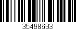 Código de barras (EAN, GTIN, SKU, ISBN): '35498693'