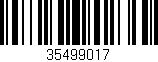 Código de barras (EAN, GTIN, SKU, ISBN): '35499017'