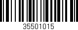 Código de barras (EAN, GTIN, SKU, ISBN): '35501015'