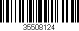 Código de barras (EAN, GTIN, SKU, ISBN): '35508124'