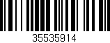 Código de barras (EAN, GTIN, SKU, ISBN): '35535914'