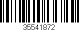 Código de barras (EAN, GTIN, SKU, ISBN): '35541872'