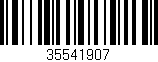 Código de barras (EAN, GTIN, SKU, ISBN): '35541907'