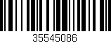 Código de barras (EAN, GTIN, SKU, ISBN): '35545086'