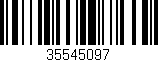 Código de barras (EAN, GTIN, SKU, ISBN): '35545097'