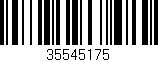 Código de barras (EAN, GTIN, SKU, ISBN): '35545175'