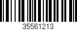 Código de barras (EAN, GTIN, SKU, ISBN): '35561213'