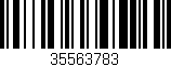Código de barras (EAN, GTIN, SKU, ISBN): '35563783'