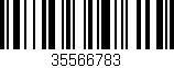 Código de barras (EAN, GTIN, SKU, ISBN): '35566783'