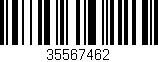 Código de barras (EAN, GTIN, SKU, ISBN): '35567462'