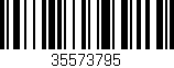 Código de barras (EAN, GTIN, SKU, ISBN): '35573795'