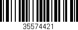 Código de barras (EAN, GTIN, SKU, ISBN): '35574421'