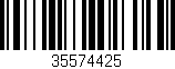 Código de barras (EAN, GTIN, SKU, ISBN): '35574425'