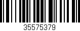 Código de barras (EAN, GTIN, SKU, ISBN): '35575379'