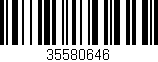 Código de barras (EAN, GTIN, SKU, ISBN): '35580646'
