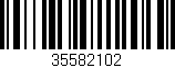Código de barras (EAN, GTIN, SKU, ISBN): '35582102'