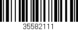 Código de barras (EAN, GTIN, SKU, ISBN): '35582111'