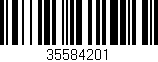 Código de barras (EAN, GTIN, SKU, ISBN): '35584201'