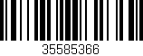Código de barras (EAN, GTIN, SKU, ISBN): '35585366'