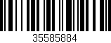 Código de barras (EAN, GTIN, SKU, ISBN): '35585884'